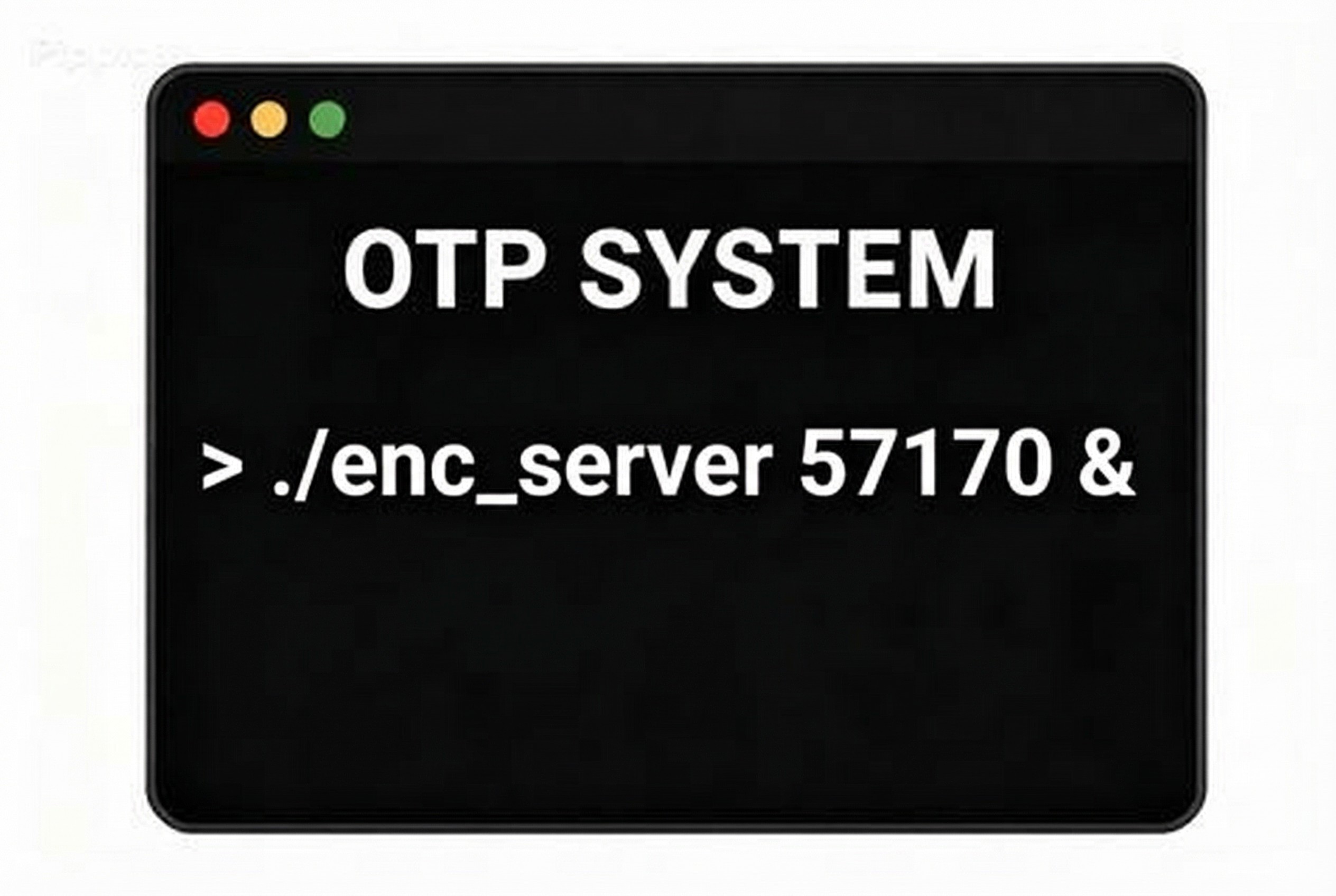 A picture of the OTP system project